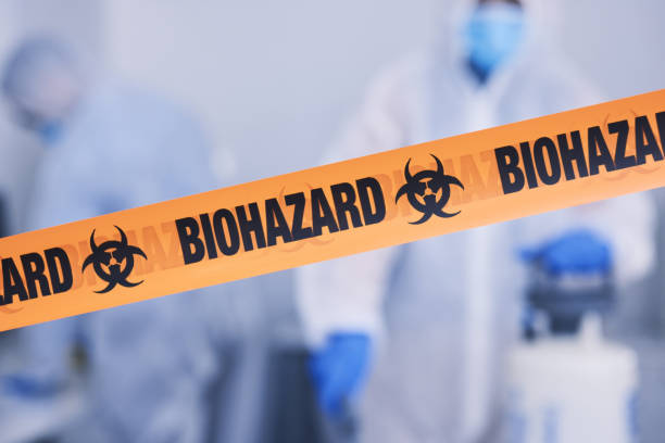 Professional Blood Cleanup technician working in Stamford, TX